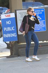 Hilary Duff in Casual Attire - Runs errands in Beverly Hills