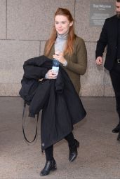 Holland Roden - Leaves Her Hotel in Warsaw 11/25/2017