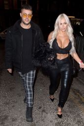 Holly Hagan Night Out Style -Bjoux Nightclub in Newcastle 11/25/2017