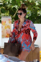 Imogen Thomas - Relaxing by the Pool in Miami, FL 11/17/2017