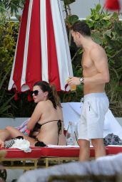 Imogen Thomas - Relaxing by the Pool in Miami, FL 11/17/2017