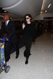 Jaimie Alexander - Arriving at LAX Airport in Los Angeles 11/22/2017