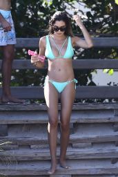 Jasmine Tosh in a Light Blue Bikini in Miami 11/10/2017