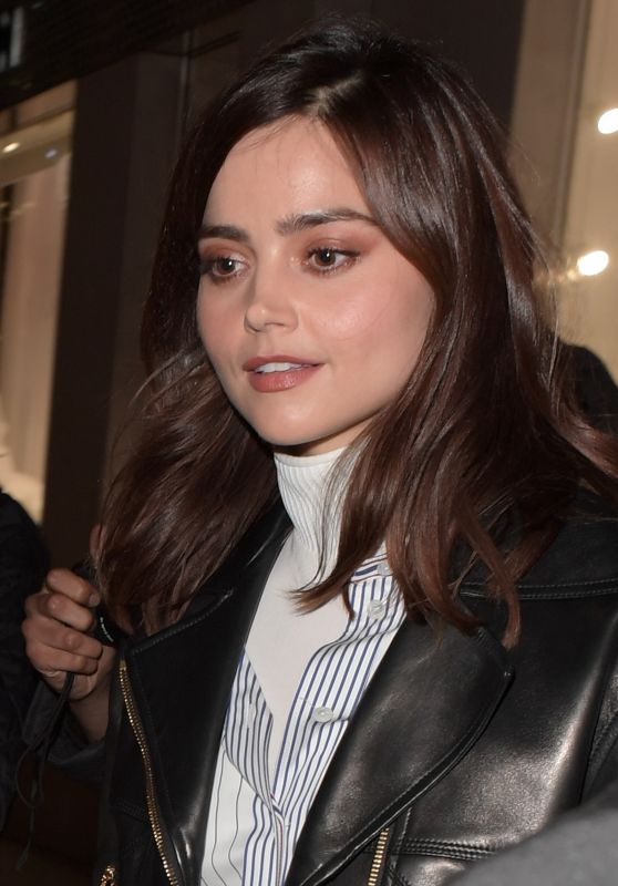 Jenna Coleman Style - Leaving Vogue Gingernutz Event in London 11/21/2017