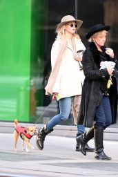 Jennifer Lawrence - Walking Dogs in NYC 11/25/2017
