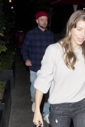 Jessica Biel Night Out - The Dream Hollywood Hotel in Hollywood 11/15/2017