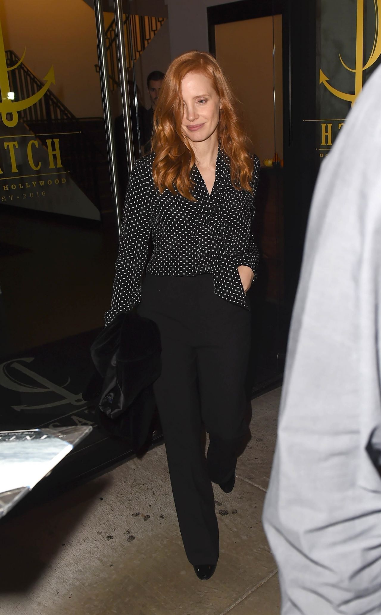 Jessica Chastain - Leaving Catch Restaurant In La 11 05 2017 • Celebmafia