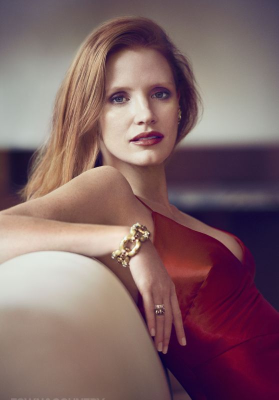 Jessica Chastain - Town & Country Magazine December 2017 Photos