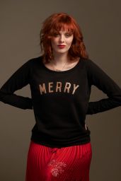 Karen Elson, Lauren Laverne, Poppy Delevingne, Laura Bailey - Save the Children’s Christmas Jumper Day is Back for the Sixth Year Running, 2017