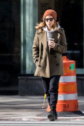 Kate Mara Autumn Style - Walking in East Village in New York City 11/15/2017