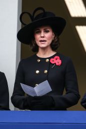 Kate Middleton - Remembrance Day Ceremony in London 11/12/2017