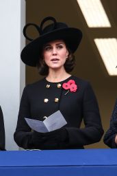 Kate Middleton - Remembrance Day Ceremony in London 11/12/2017