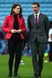Kate Middleton - Visits Aston Villa Football Club in Birmingham 11/22/2017