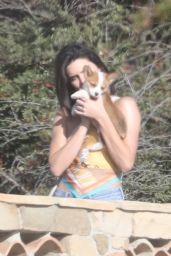 Kendall Jenner Candids - On the Set of a Photoshoot in Malibu 11/07/2017