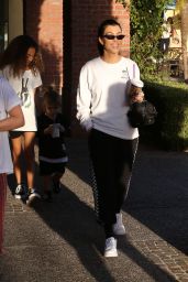 Kourtney Kardashian - Goes for Painting Pottery at Color Me Mine in Los Angeles