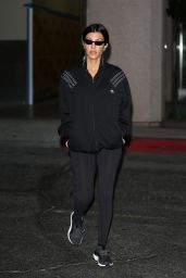 Kourtney Kardashian in Tights - Leaving Her Class in LA 11/14/2017