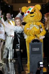 Kylie Minogue - Covent Garden Christmas Lights Turn On in London 11/14/2017