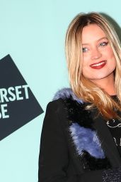 Laura Whitmore - Skate at Somerset House Launch Party in London 11/14/2017