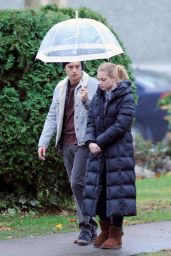 Lili Reinhart and Cole Sprouse - Filming an Episode of Riverdale in Vancouver 11/14/2017
