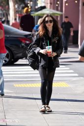 Lily Collins - Out in Los Angeles 11/18/2017