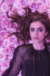 Lily Collins - Photoshoot for Lancôme