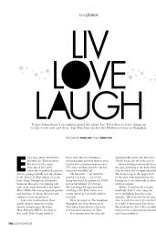 Liv Tyler - Elle Magazine Singapore December 2017 Issue