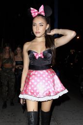 Madison Beer as Minnie Mouse - Delilah Club in Hollywood 10/31/2017