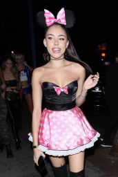 Madison Beer as Minnie Mouse - Delilah Club in Hollywood 10/31/2017