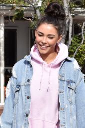 Madison Beer in Spandex - Leaving Fred Segal in West Hollywood