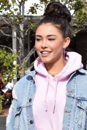 Madison Beer in Spandex - Leaving Fred Segal in West Hollywood