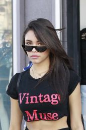 Madison Beer Street Style - Shopping on Melrose Avenue in LA 11/04/2017