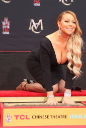 Mariah Carey - Hand and Footprint Ceremony in Hollywood 11/01/2017