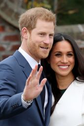 Meghan Markle and Prince Harry Announce Their Engagement - Kensington Palace in London 11/27/2017