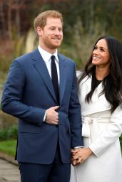 Meghan Markle and Prince Harry Announce Their Engagement - Kensington Palace in London 11/27/2017