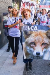 Mena Suvari - Anti-Fur Protest in Los Angeles 11/24/2017
