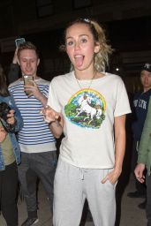 Miley Cyrus After Rehearsing at NBC Studios in NYC 11/03/2017