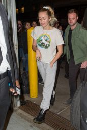 Miley Cyrus After Rehearsing at NBC Studios in NYC 11/03/2017