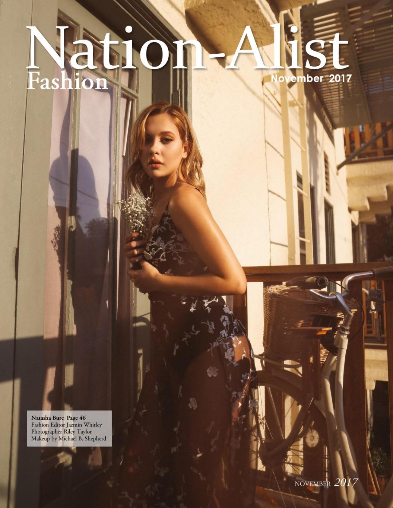 Natasha Bure - Nation-Alist Magazine, November 2017 • CelebMafia