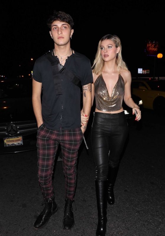 Nicola Peltz and Anwar Hadid - Halloween party at Delilah in West Hollywood 10/31/2017