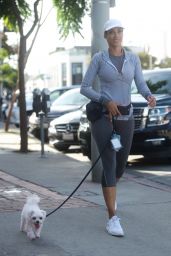 Nicole Murphy - Walking Her Dog in West Hollywood 11/18/2017