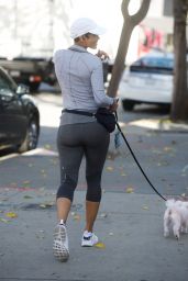 Nicole Murphy - Walking Her Dog in West Hollywood 11/18/2017