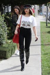 Olivia Culpo Street Fashion - Shopping in LA