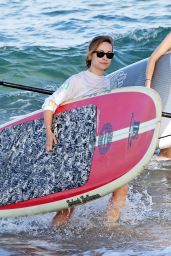 Olivia Wilde in a Blue Bikini on Hawaii 11/22/2017
