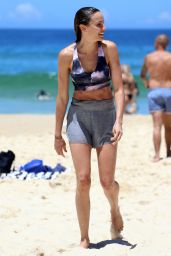 Rachael Finch in Bikini Top at Bondi Beach in Sydney 11/25/2017