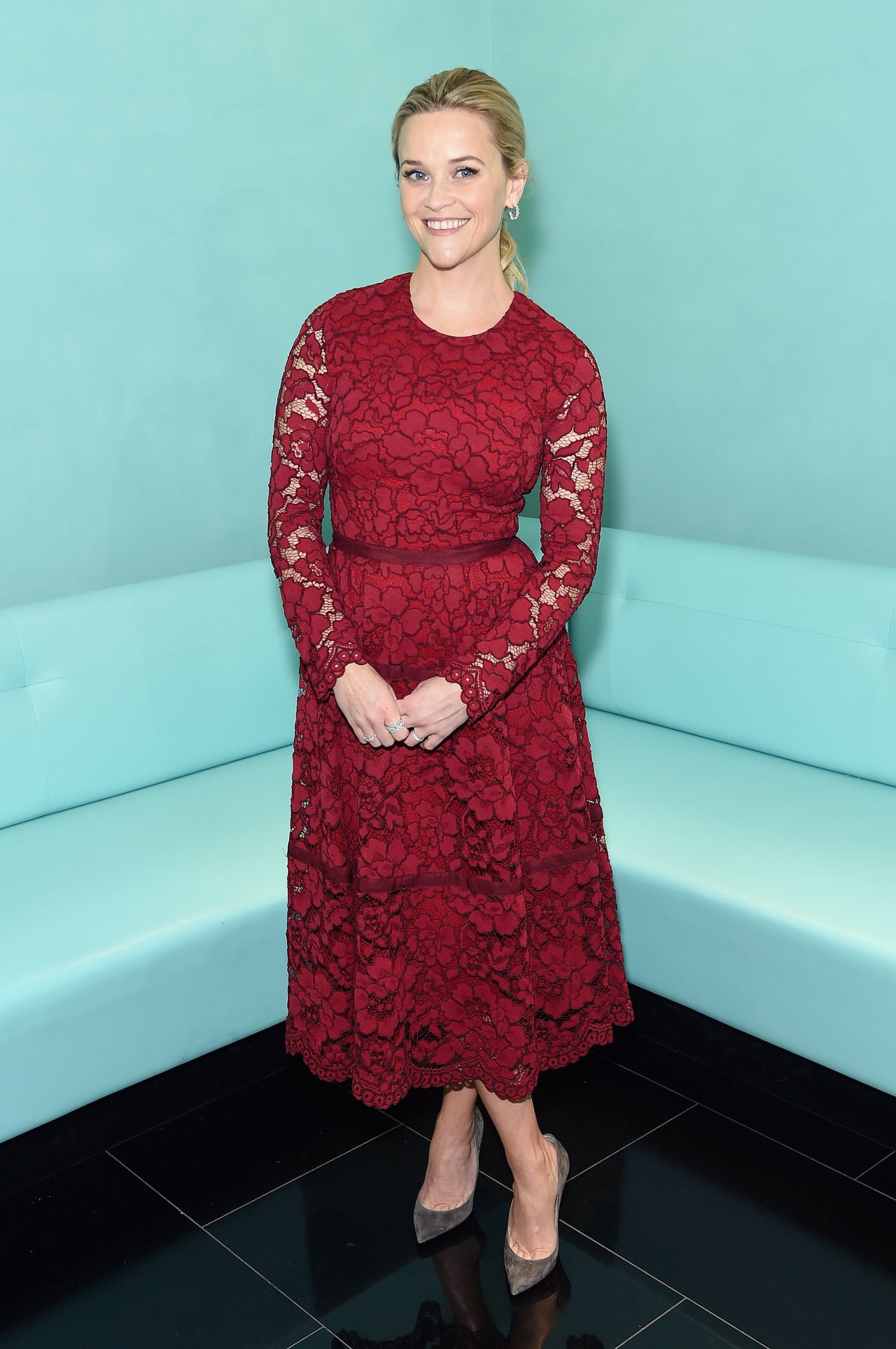 Reese Witherspoon Attends Tiffany And Co Holiday Breakfast In Nyc • Celebmafia