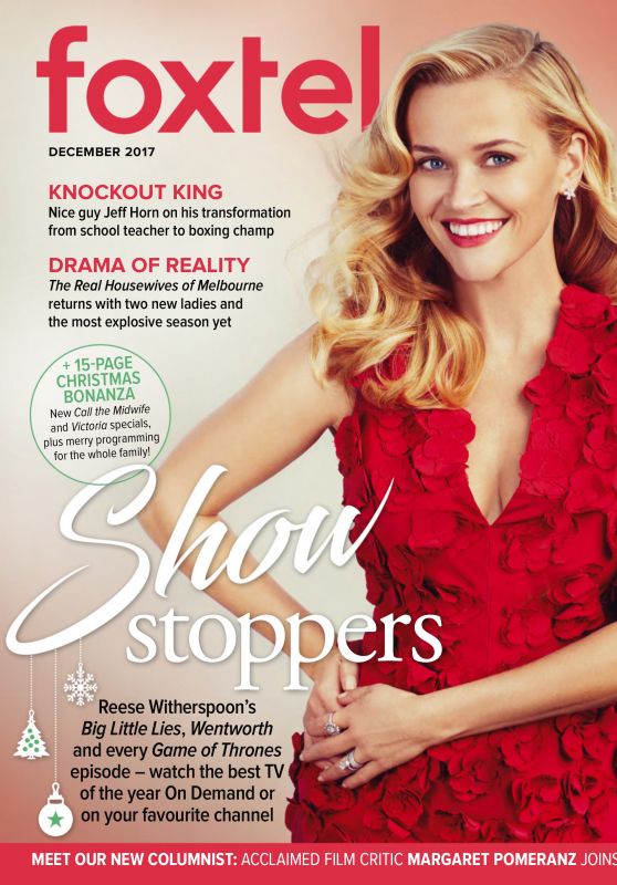 Reese Witherspoon - Foxtel Magazine December 2017 Issue