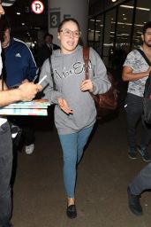 Ronda Rousey in Travel Outfit - LAX Airport in LA 11/07/2017