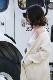 Selena Gomez - Arriving at Microsoft Theater in LA for her American Music Awards Rehearsal 11/17/2017