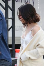 Selena Gomez - Arriving at Microsoft Theater in LA for her American Music Awards Rehearsal 11/17/2017