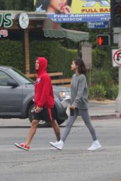 Selena Gomez - Goes for a Walk With Justin Bieber in LA 11/01/2017